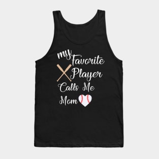 I Love Baseball Tank Top